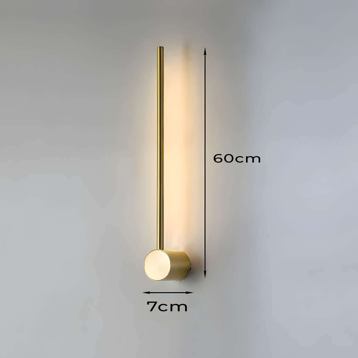 Birch Form Aluminum Wall Sconce — Open Box — 60cm — gallery image 3