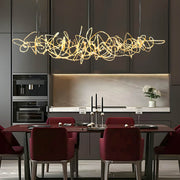 Whitmore Axis Stainless Steel Chandelier — Open Box — gallery image 2