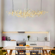 Whitmore Axis Stainless Steel Chandelier — Open Box — gallery image 4