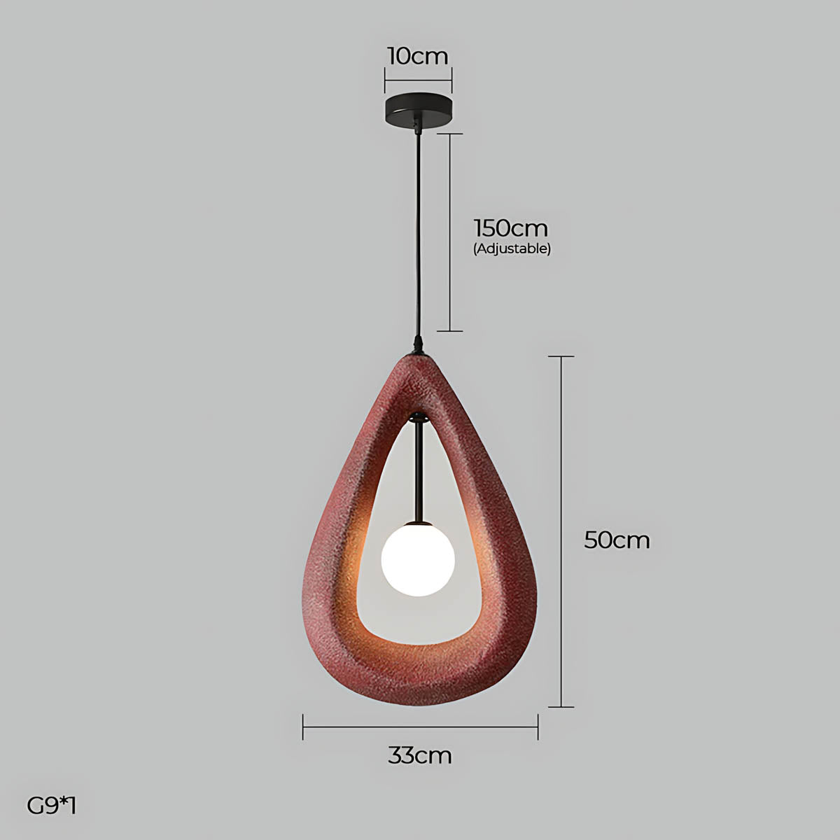 Wickham Span Metal Pendant Light — gallery image 8