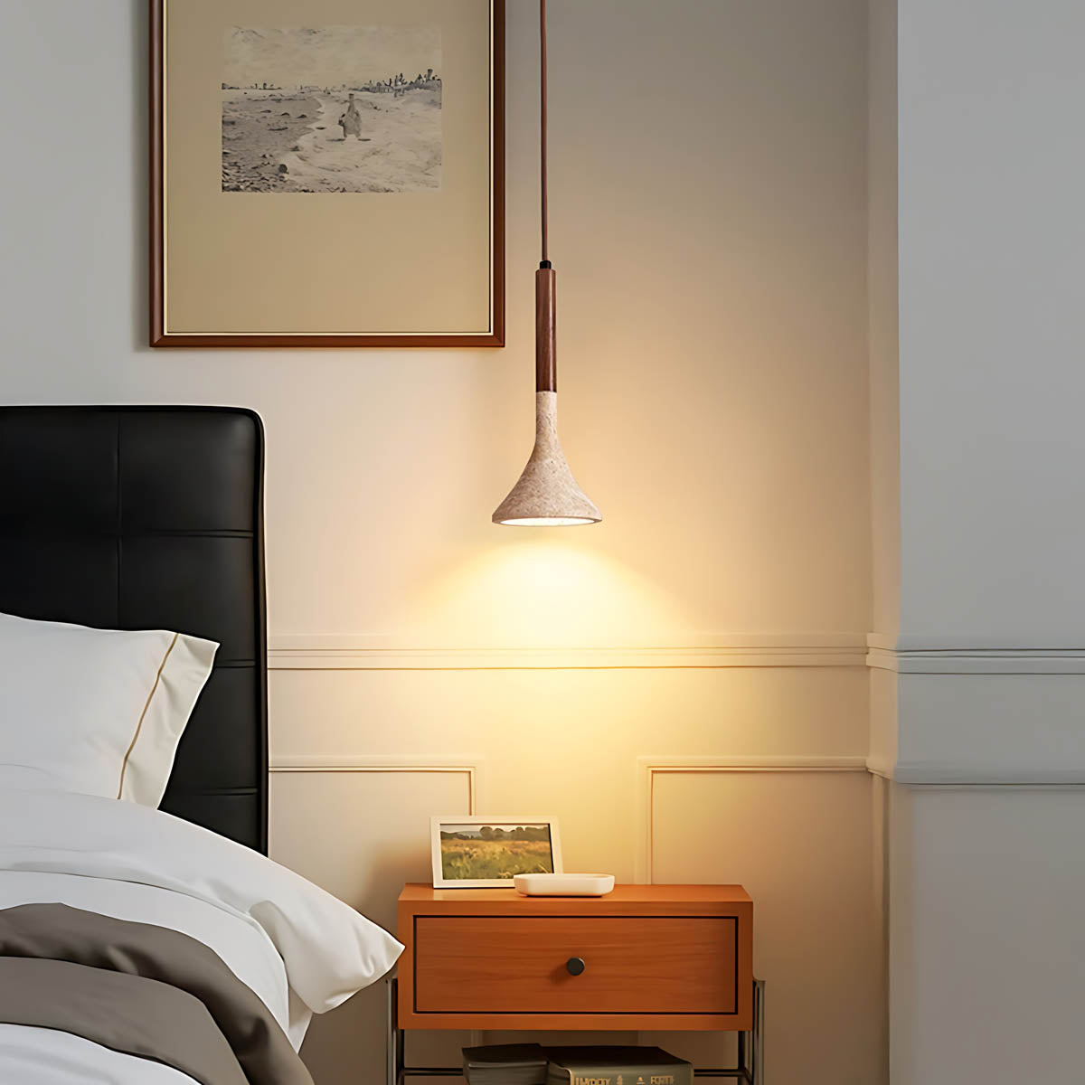 Willoughby Span Marble Pendant Light — gallery image 6