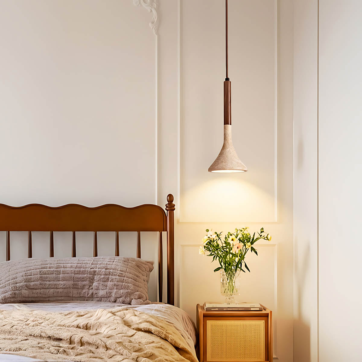 Willoughby Span Marble Pendant Light — gallery image 8