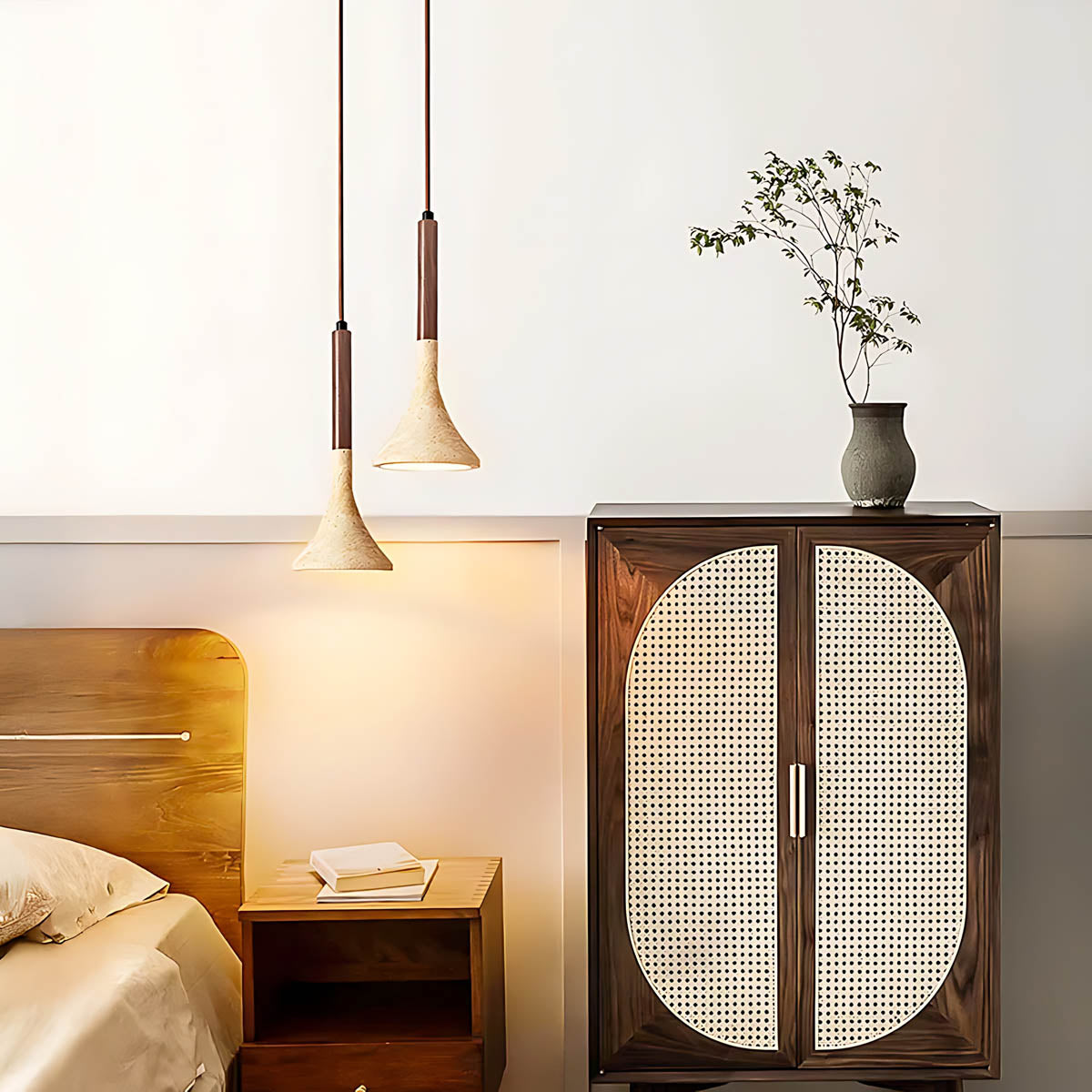 Willoughby Span Marble Pendant Light — gallery image 5