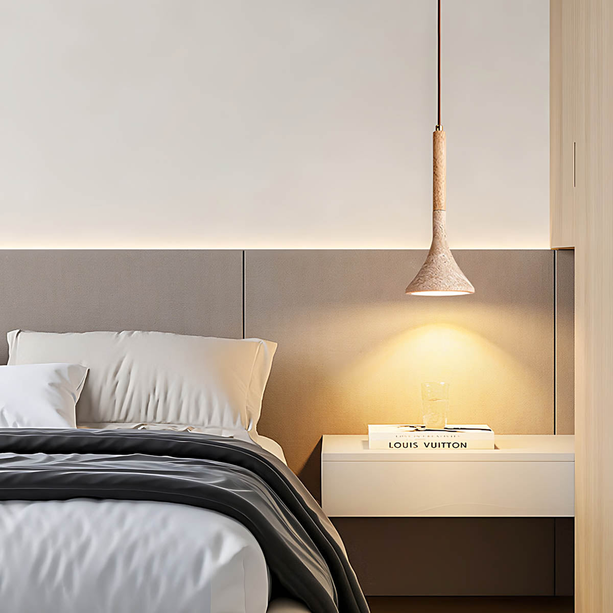 Willoughby Span Marble Pendant Light — gallery image 10