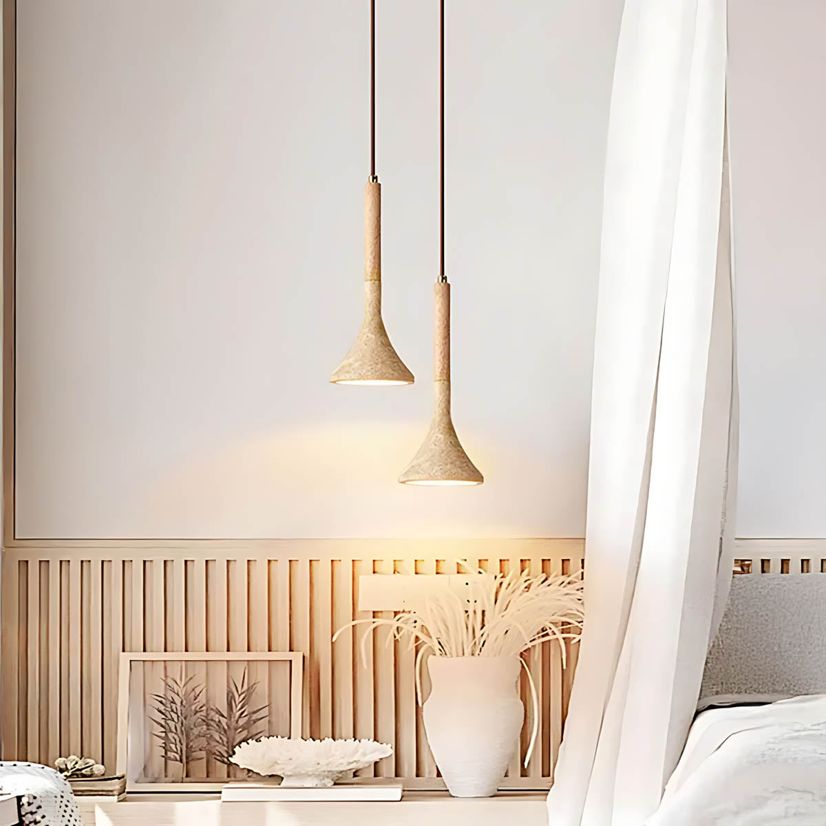 Willoughby Span Marble Pendant Light — gallery image 3