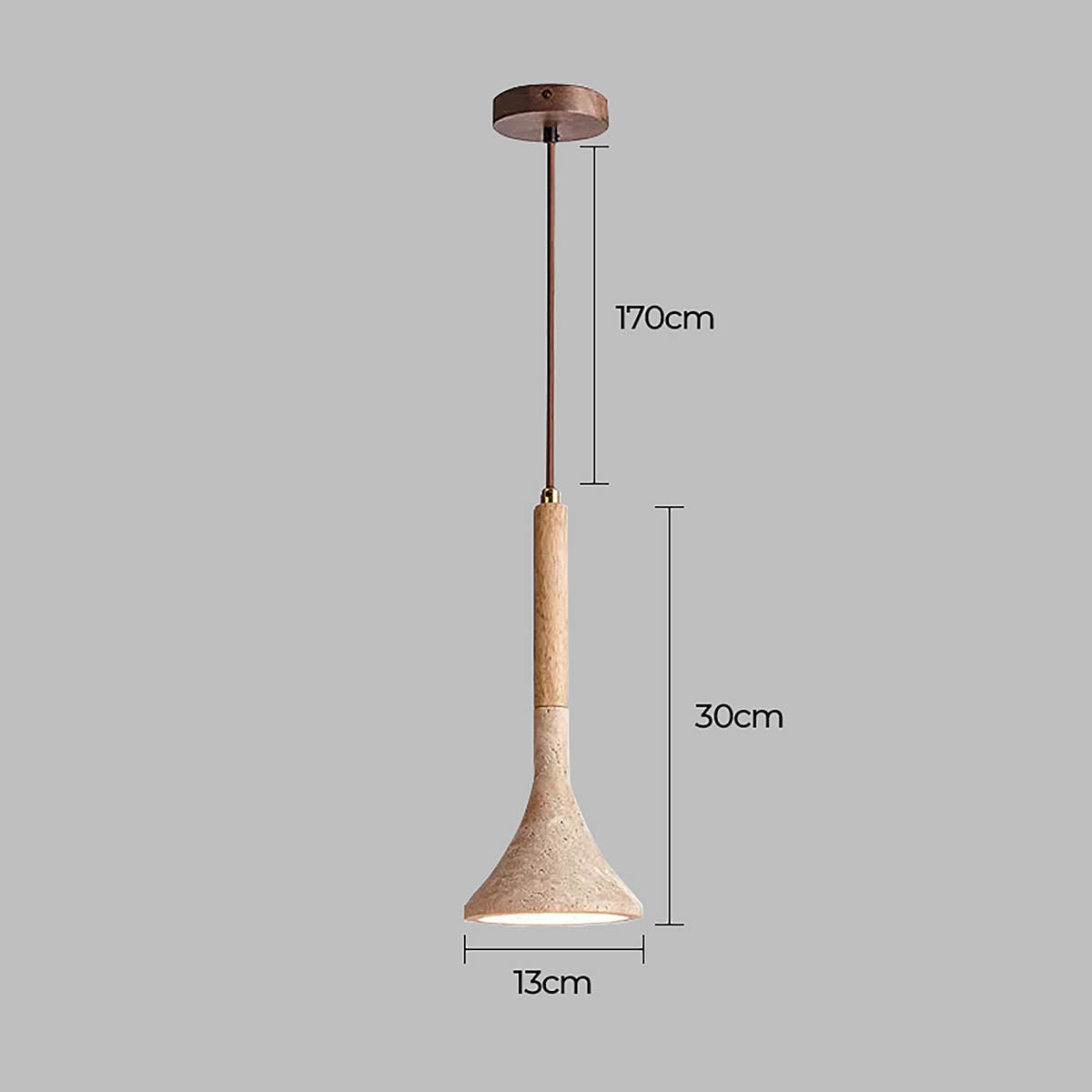Willoughby Span Marble Pendant Light — gallery image 19