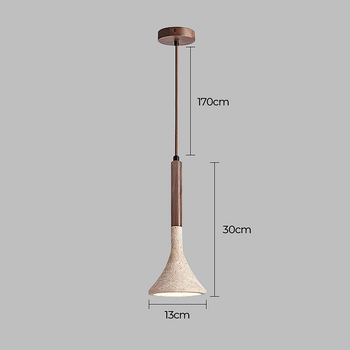 Willoughby Span Marble Pendant Light — gallery image 18