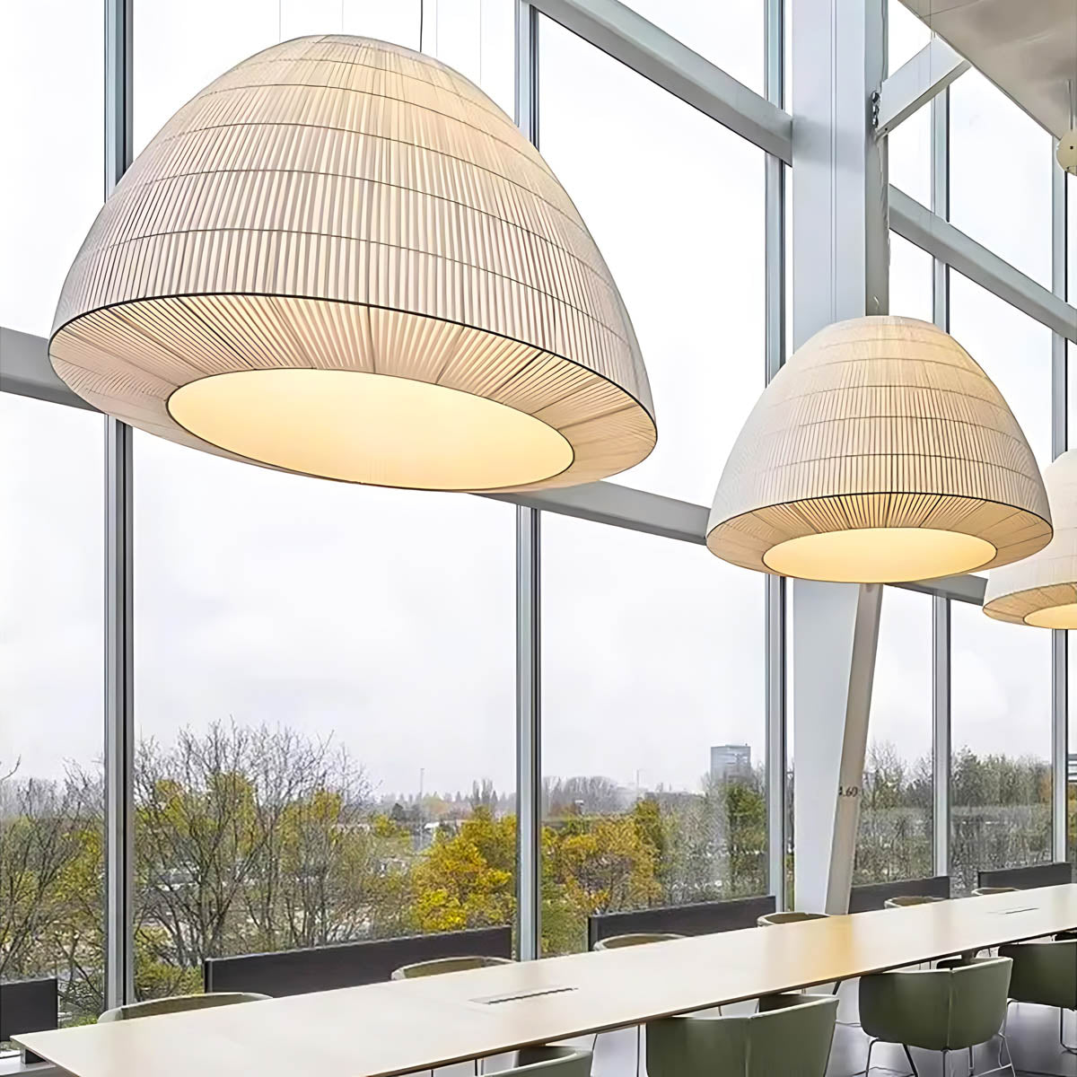 Fairford Span Metal Dome Pendant Light — gallery image 8