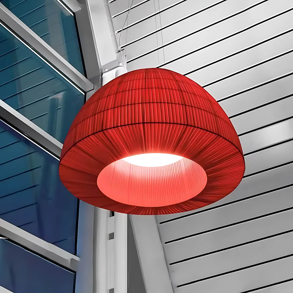 Fairford Span Metal Dome Pendant Light — gallery image 19