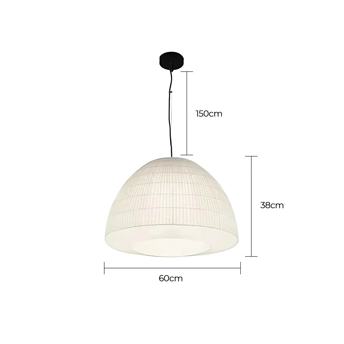Fairford Span Metal Dome Pendant Light — gallery image 10