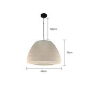 Fairford Span Metal Dome Pendant Light — gallery image 22