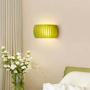 Greenwood Span Resin Ribbed Wall Sconce — gallery image 4