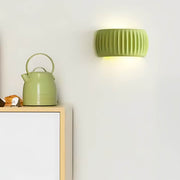 Greenwood Span Resin Ribbed Wall Sconce — gallery image 10