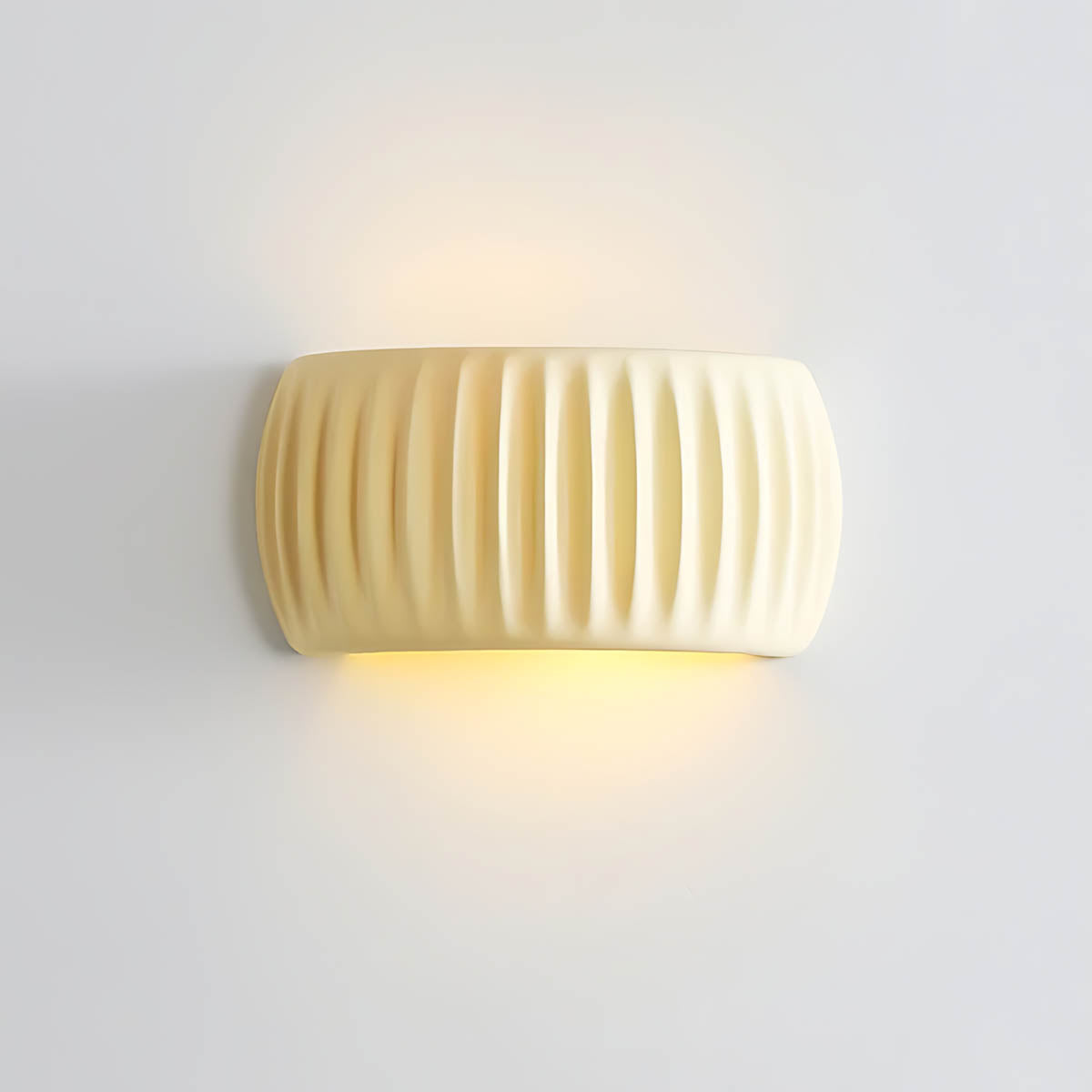 Greenwood Span Resin Ribbed Wall Sconce — gallery image 16