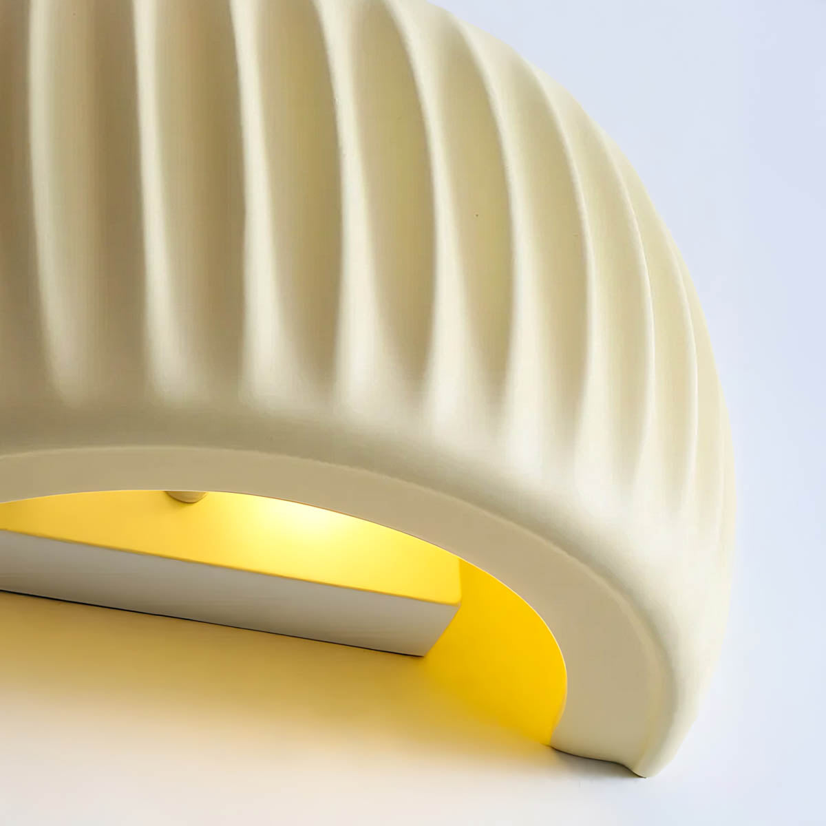 Greenwood Span Resin Ribbed Wall Sconce — gallery image 23
