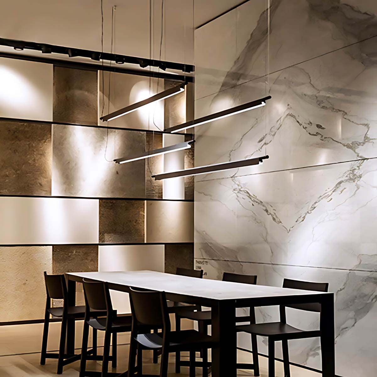 Eversley Span Aluminum Linear Pendant Light — gallery image 3