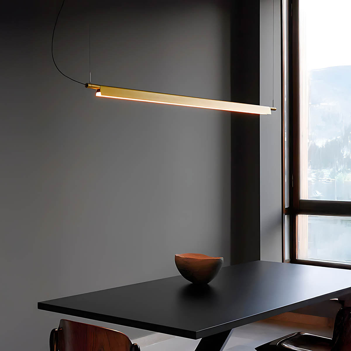 Eversley Span Aluminum Linear Pendant Light — gallery image 13