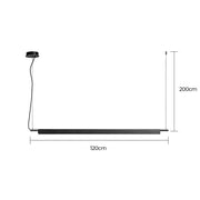 Eversley Span Aluminum Linear Pendant Light — gallery image 6