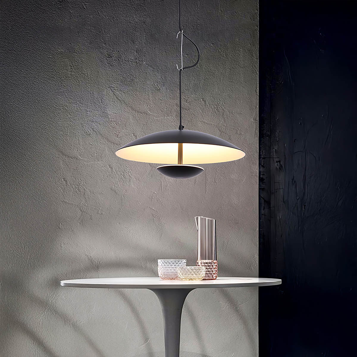 Greystone Span Acrylic Pendant Light — gallery image 15