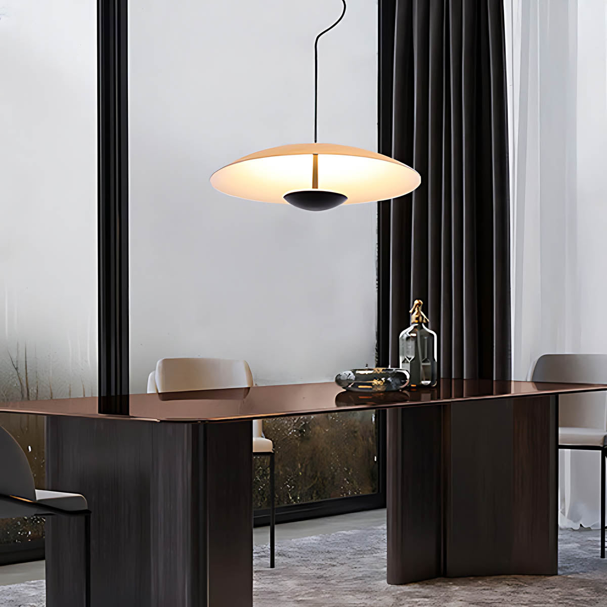 Greystone Span Acrylic Pendant Light — gallery image 17