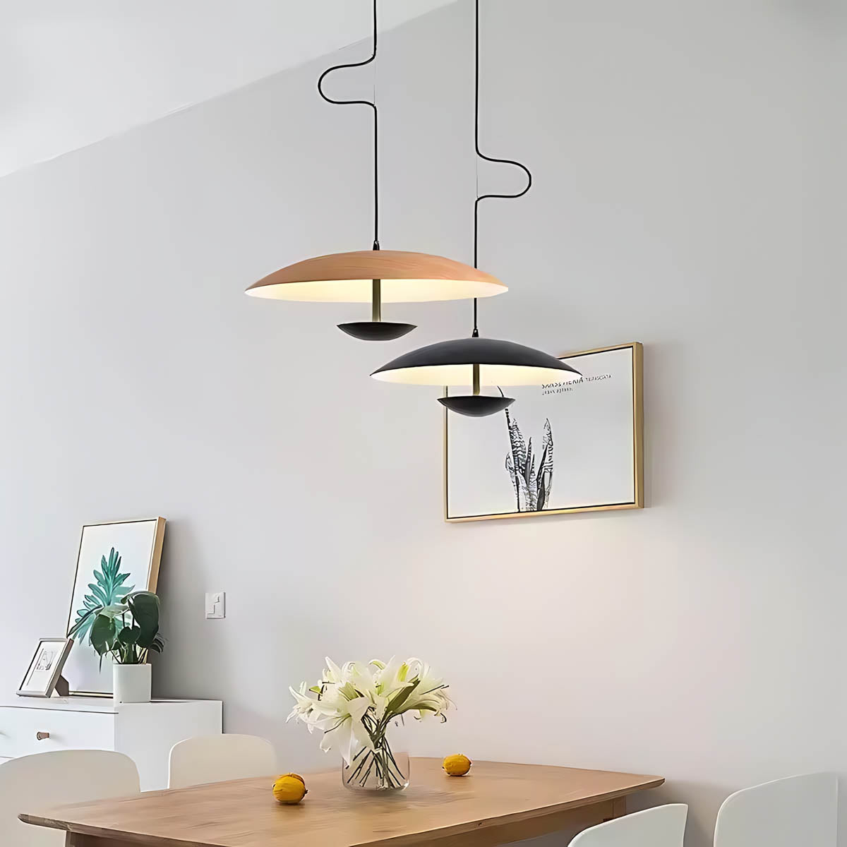 Greystone Span Acrylic Pendant Light — gallery image 2
