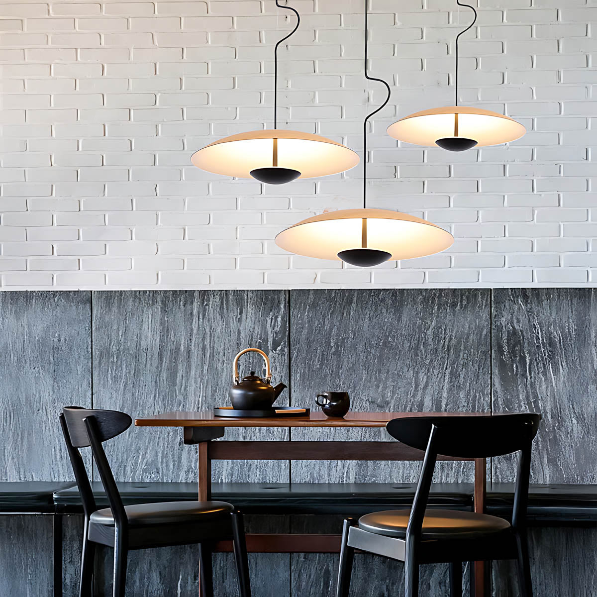 Greystone Span Acrylic Pendant Light — gallery image 9