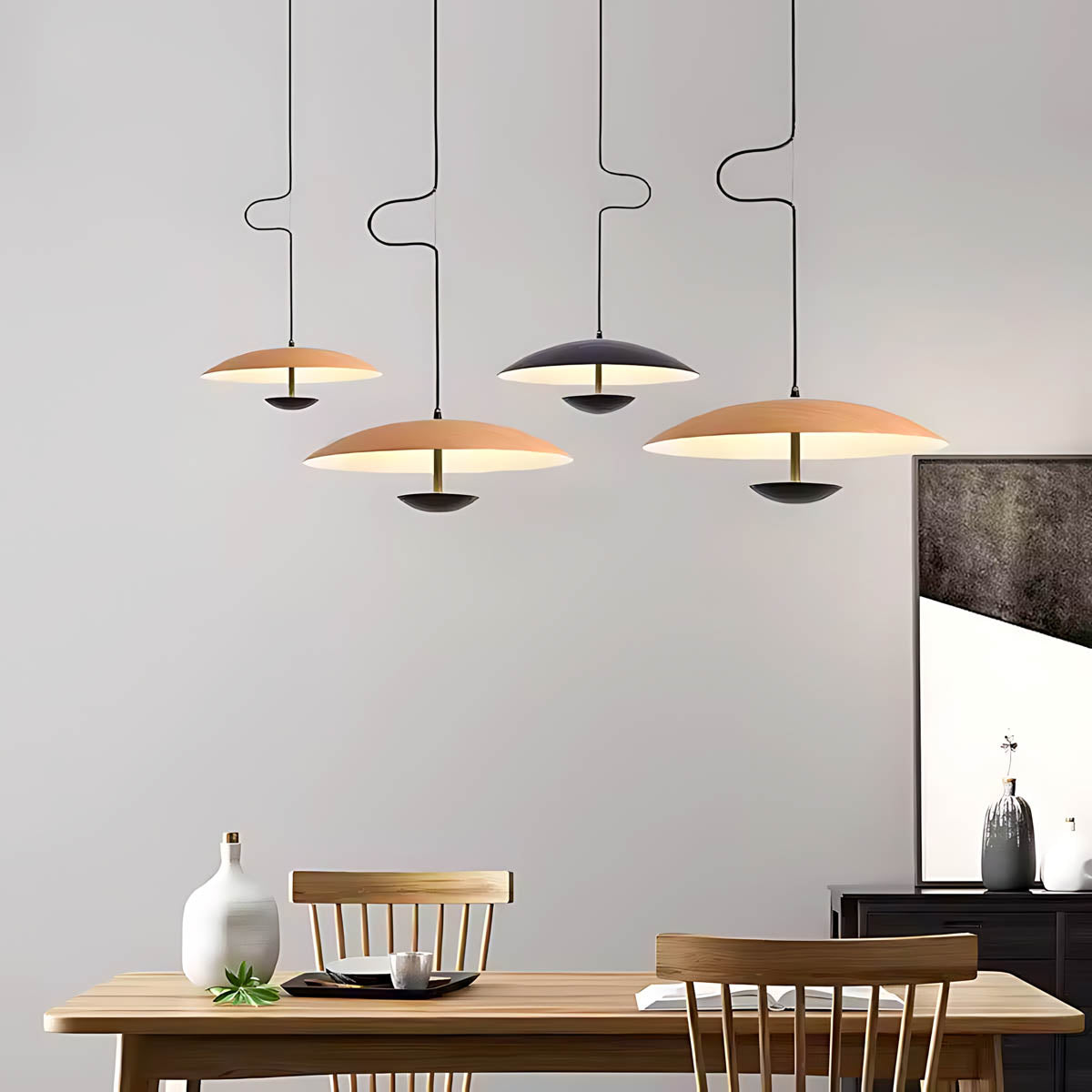 Greystone Span Acrylic Pendant Light — gallery image 7
