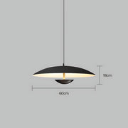 Greystone Span Acrylic Pendant Light — gallery image 12