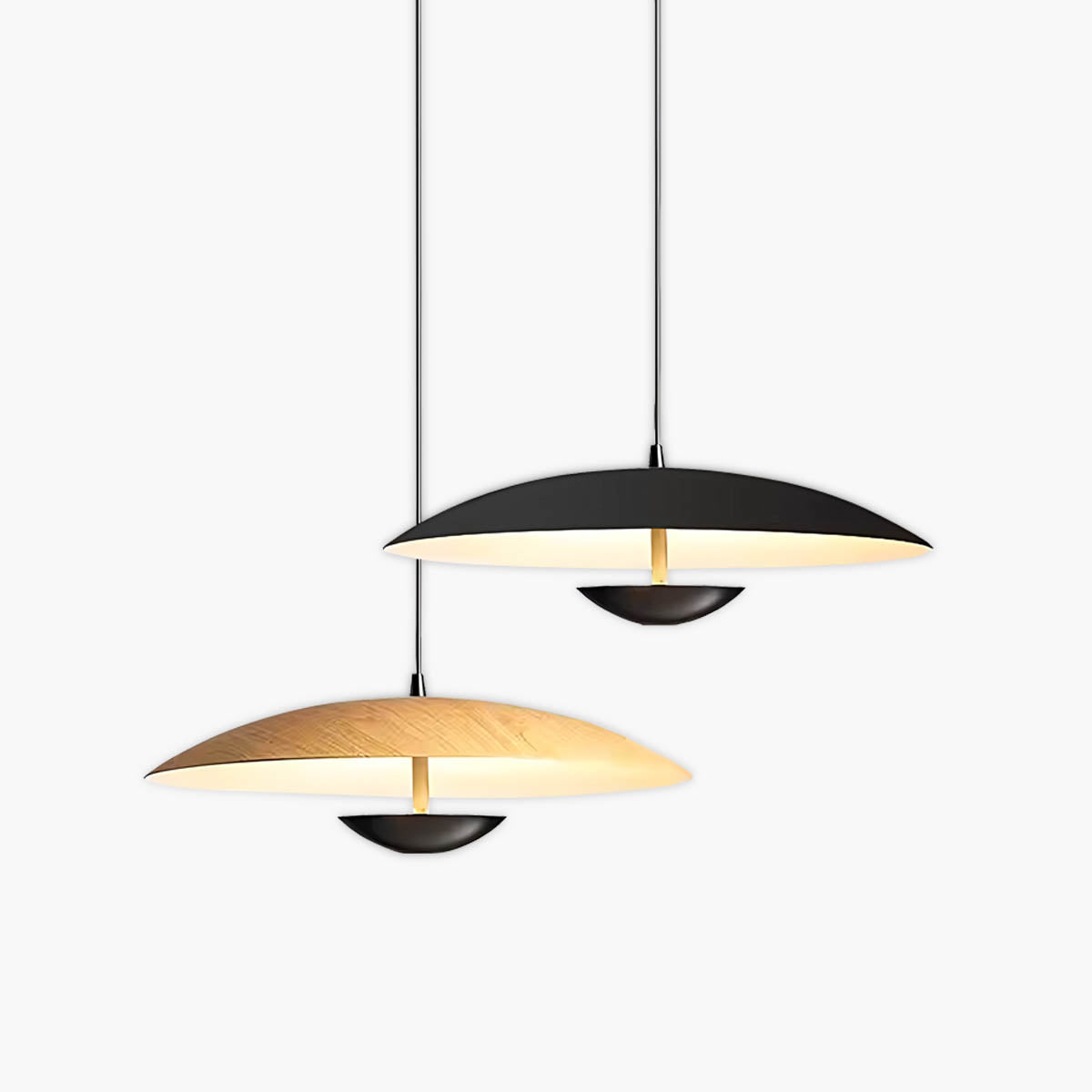 Greystone Span Acrylic Pendant Light — gallery image 1