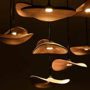 Foxglove Span Wood Chandelier — gallery image 12