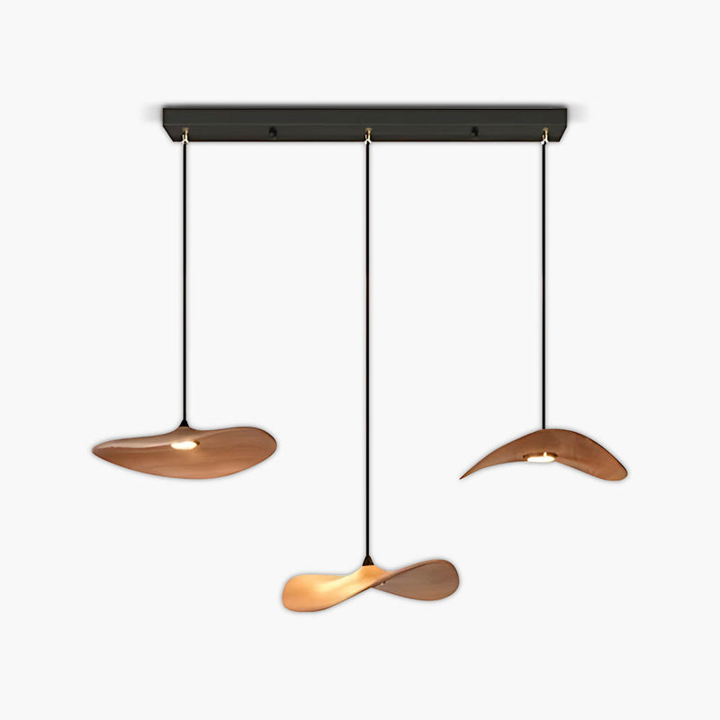 Foxglove Span Wood Chandelier — gallery image 1