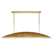 Blackthorn Span Brass Linear Chandelier — gallery image 10