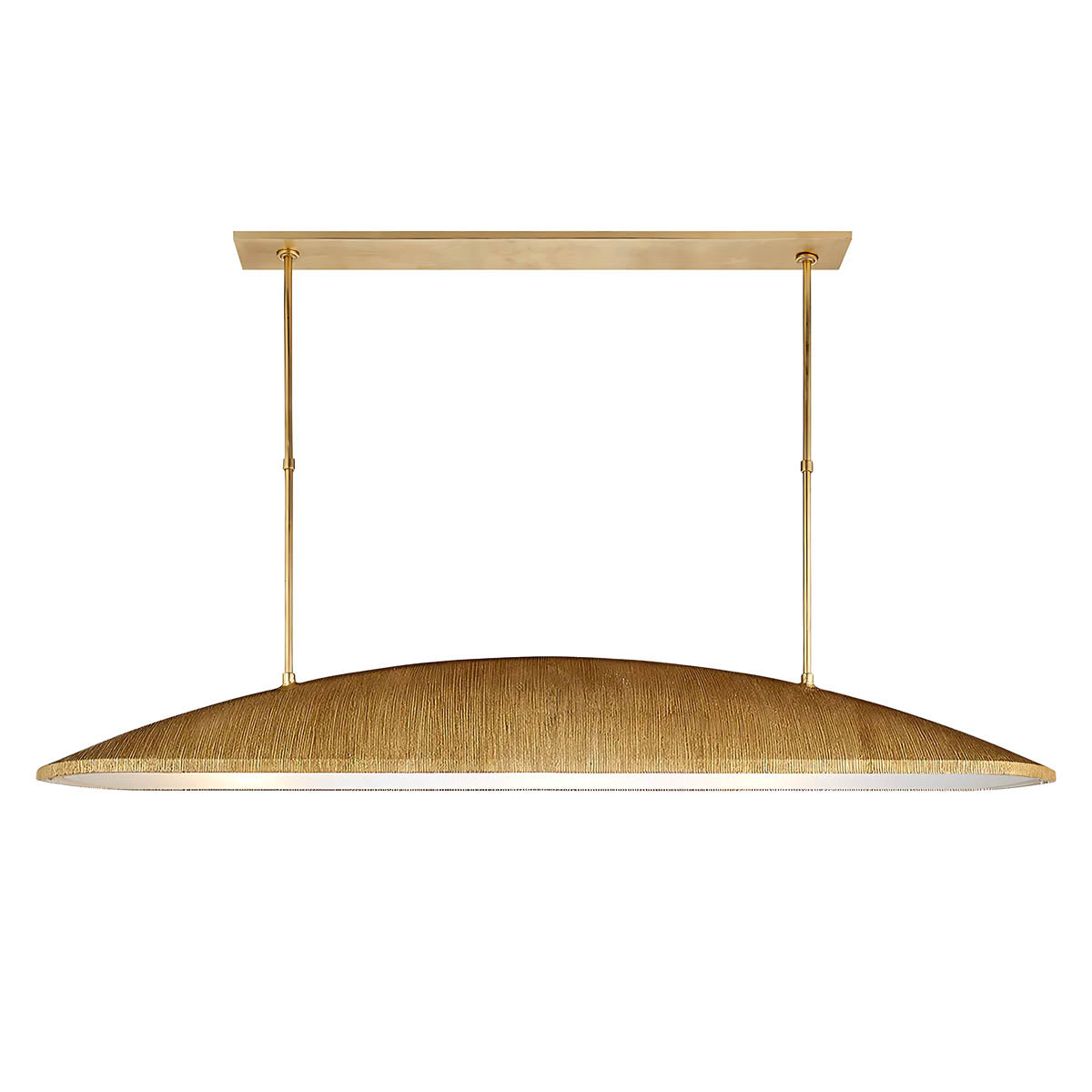 Blackthorn Span Brass Linear Chandelier — gallery image 10