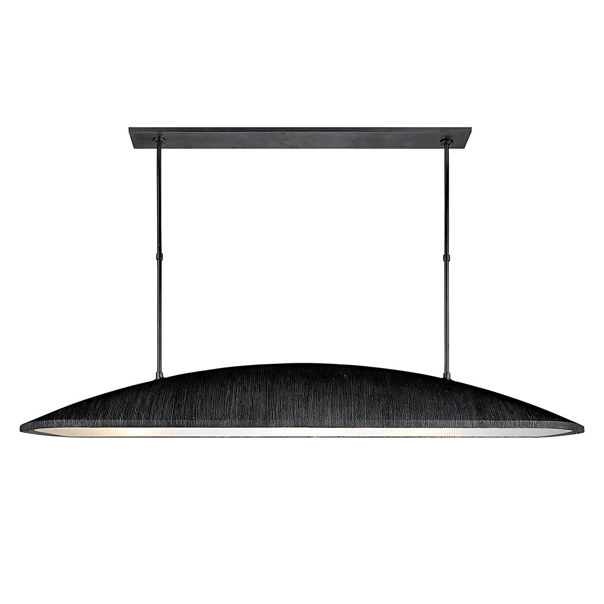 Blackthorn Span Brass Linear Chandelier — gallery image 15