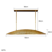 Blackthorn Span Brass Linear Chandelier — gallery image 5