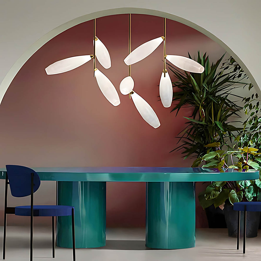 Huckleberry Span Glass Linear Chandelier — gallery image 4