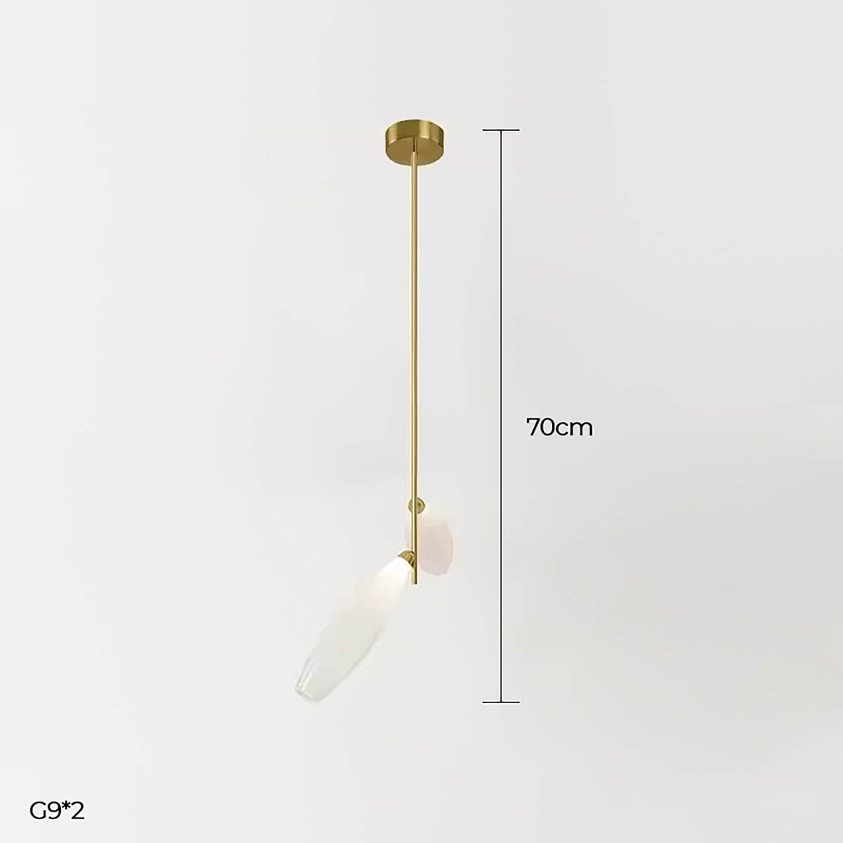 Huckleberry Span Glass Linear Chandelier — gallery image 19