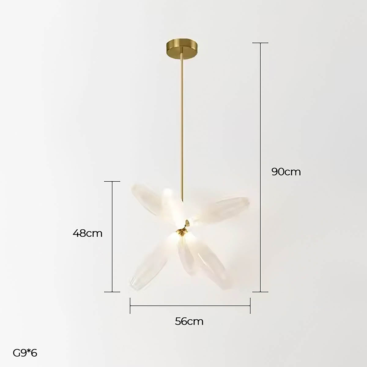 Huckleberry Span Glass Linear Chandelier — gallery image 29
