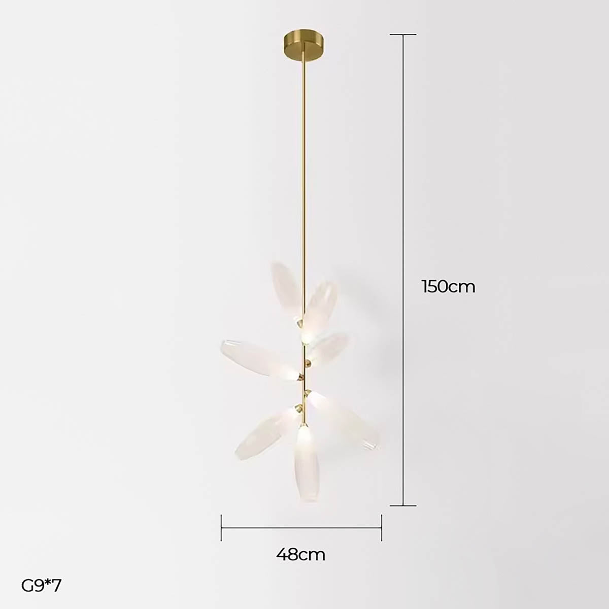 Huckleberry Span Glass Linear Chandelier — gallery image 21