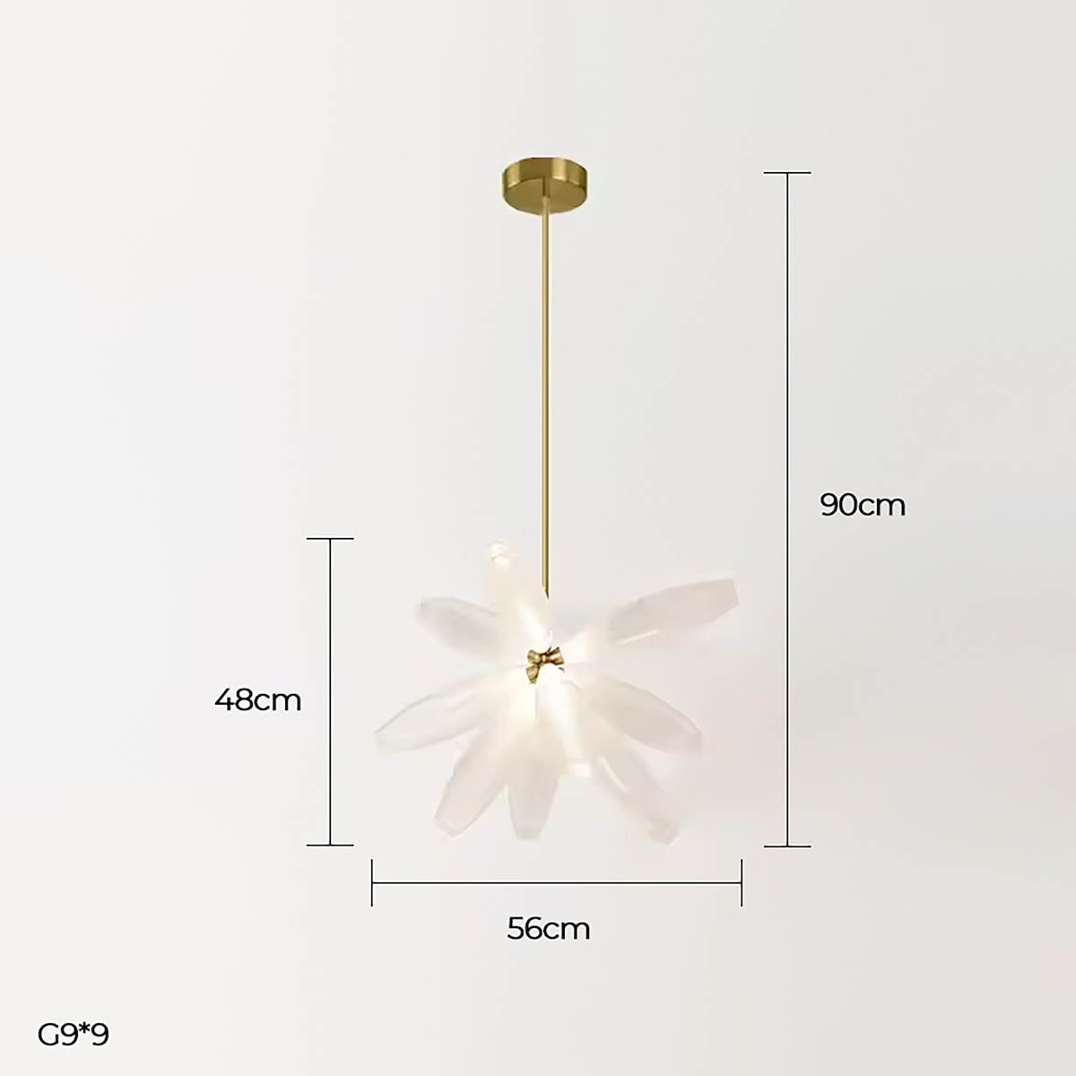 Huckleberry Span Glass Linear Chandelier — gallery image 30