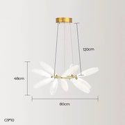 Huckleberry Span Glass Linear Chandelier — gallery image 23