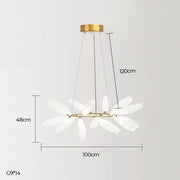 Huckleberry Span Glass Linear Chandelier — gallery image 24