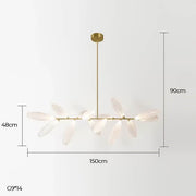 Huckleberry Span Glass Linear Chandelier — gallery image 28