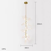 Huckleberry Span Glass Linear Chandelier — gallery image 22