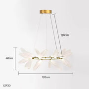 Huckleberry Span Glass Linear Chandelier — gallery image 25