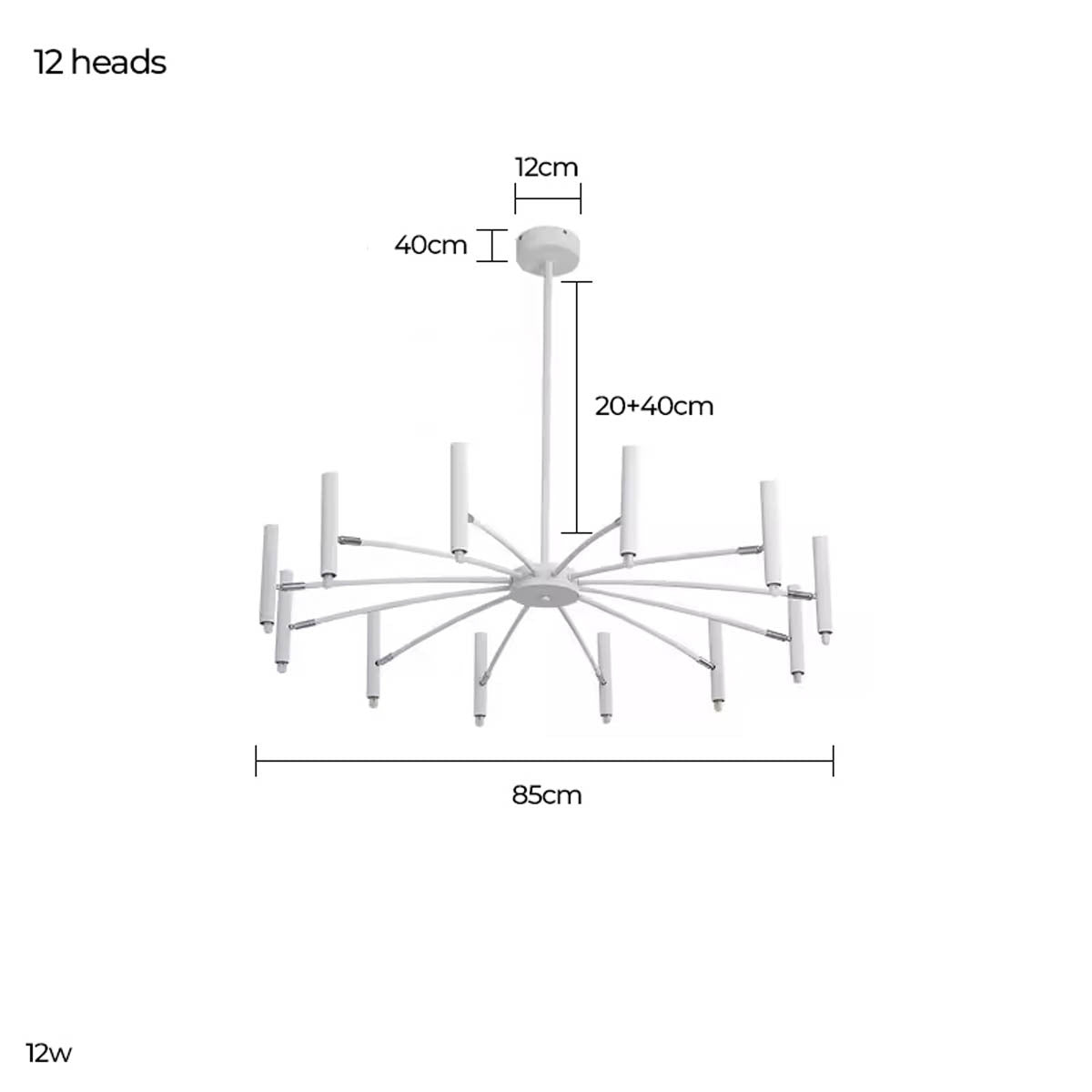 Ashford Branch Iron Chandelier — Open Box — gallery image 3