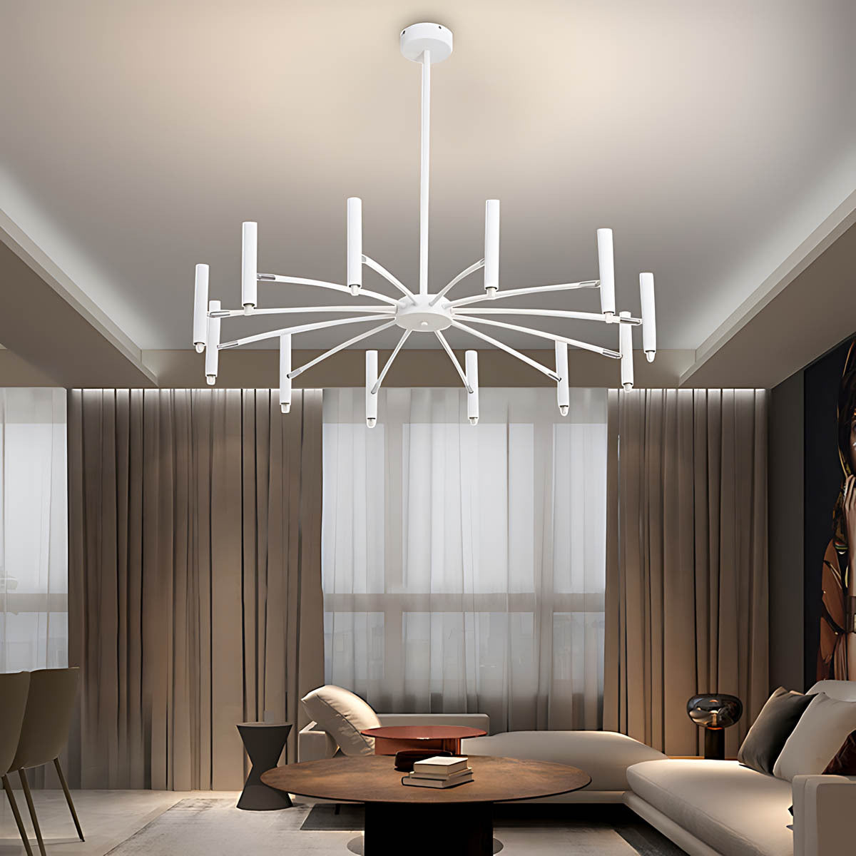 Ashford Branch Iron Chandelier — Open Box — gallery image 1