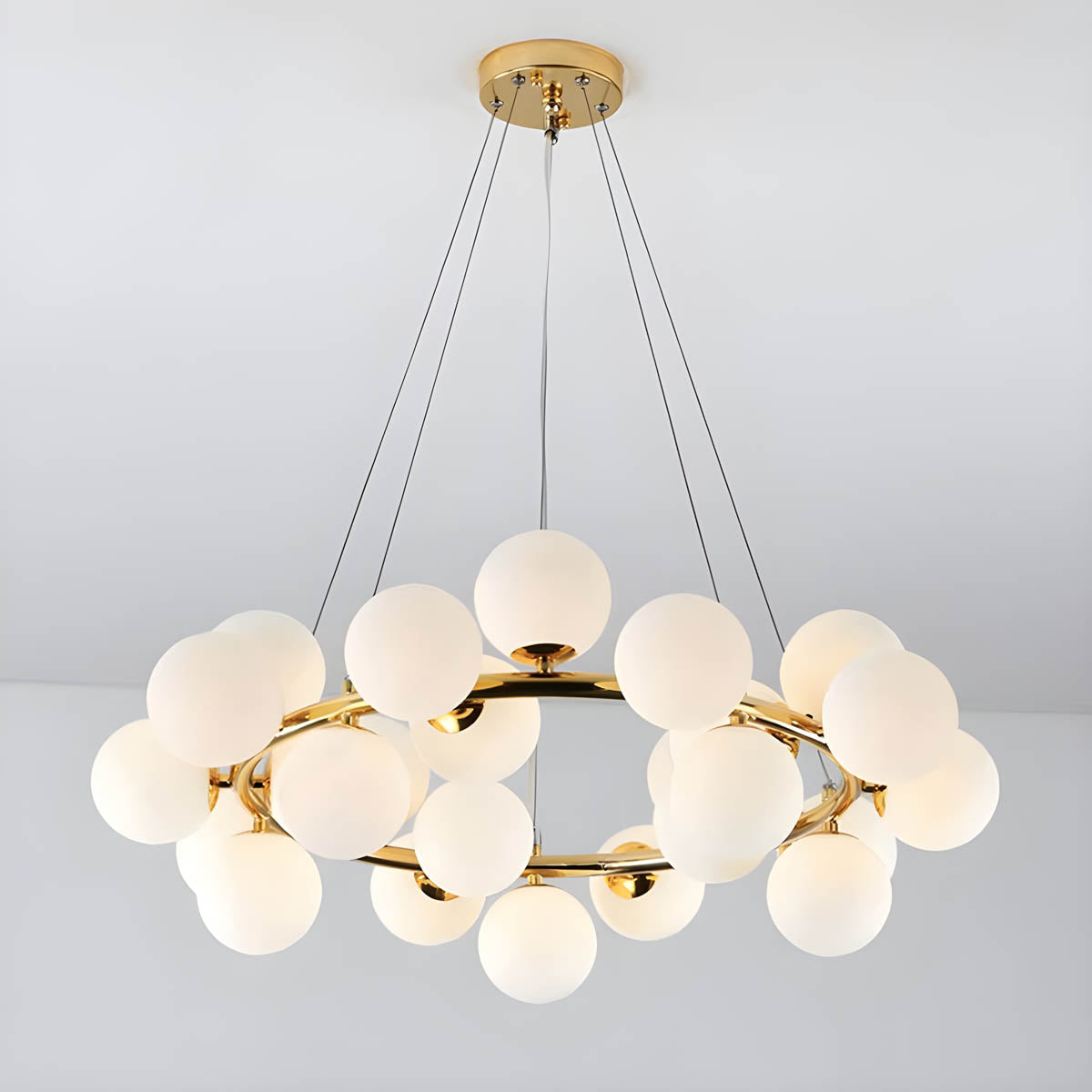 Brier Drop Glass Chandelier — Open Box — gallery image 2