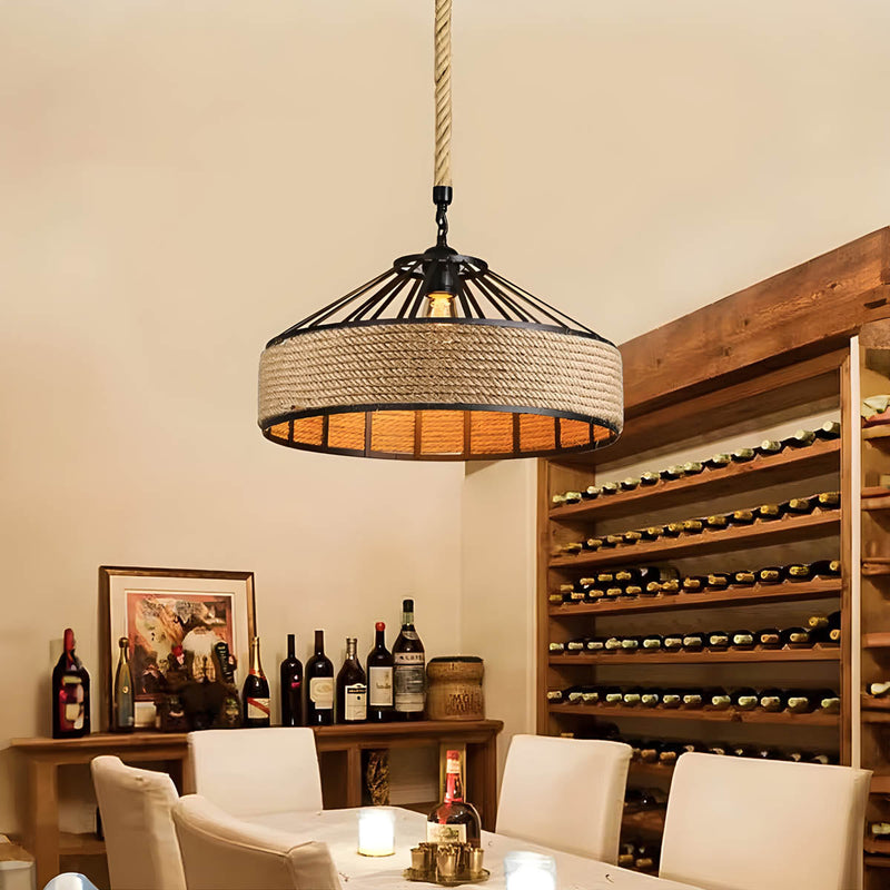 Oakmere Branch Rope Chandelier — Open Box — gallery image 1
