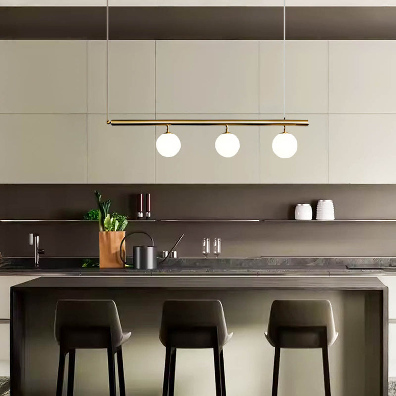 Mapledale Span Glass Linear Pendant Light — Open Box — gallery image 1